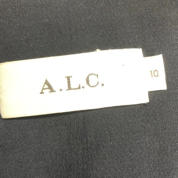 A.L.C.  Bristol Trench wool blend drawstring coat in Midnight navy blue size 10 - Picture 6 of 16